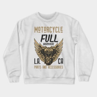 Full Service Motorcycle Crewneck Sweatshirt